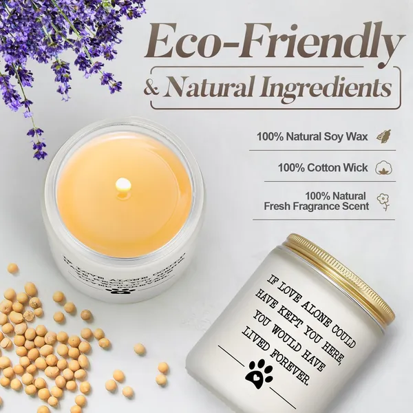 Pet Loss Sympathy Candle (Lavender)
